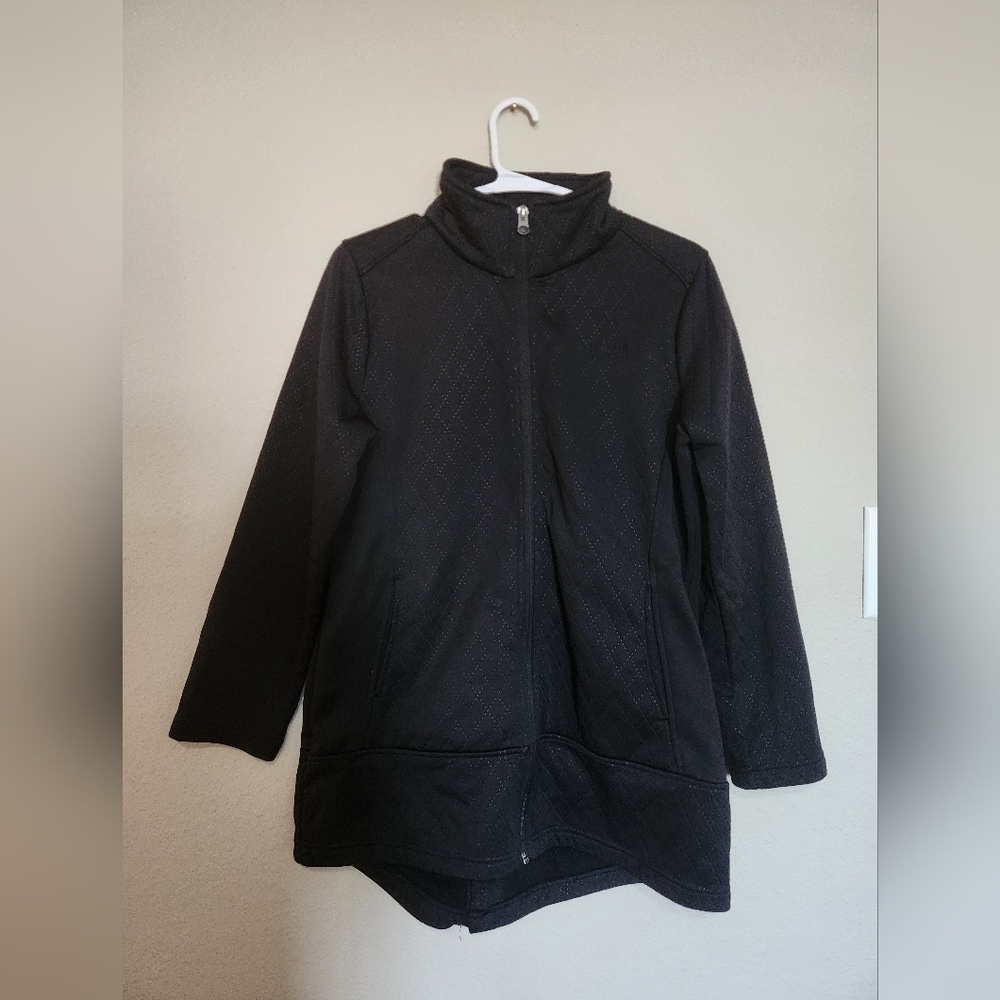 Magellan Outdoors Girls Black Fitted Full Zip Jacket Size XL